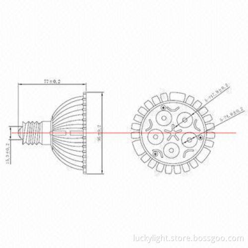 PAR30 LED Light with Low Power Consumption and Long Lifespan